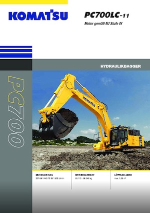 Pásová rypadla Komatsu PC700LC-11E0