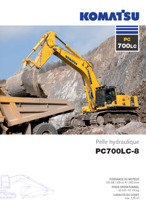 Pásová rypadla Komatsu PC700LC-8