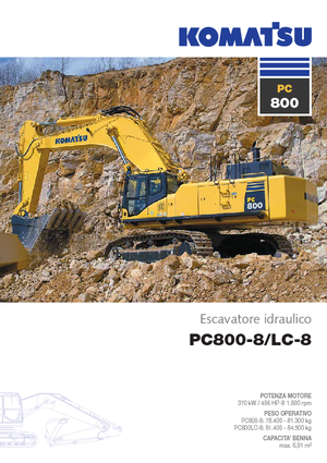 Pásová rypadla Komatsu PC800-8 E0