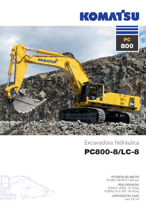 Pásová rypadla Komatsu PC800-8 E0