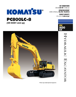 Pásová rypadla Komatsu PC800-8 E0
