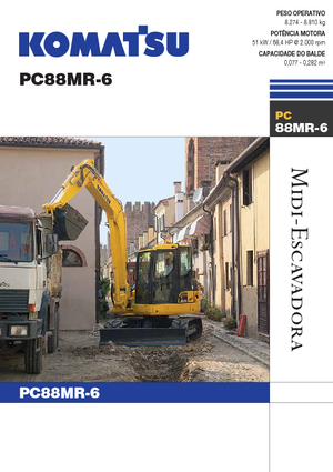 Pásová rypadla Komatsu PC88MR-6