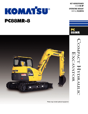 Pásová rypadla Komatsu PC88MR-8