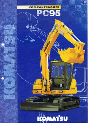 Pásová rypadla Komatsu PC95 -1