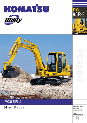 Pásová rypadla Komatsu PC95R-2