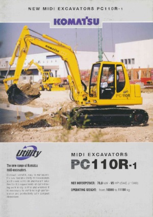 Pásová rypadla Komatsu PC110R-1