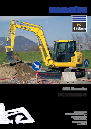 Pásová rypadla Komatsu PC118MR-8