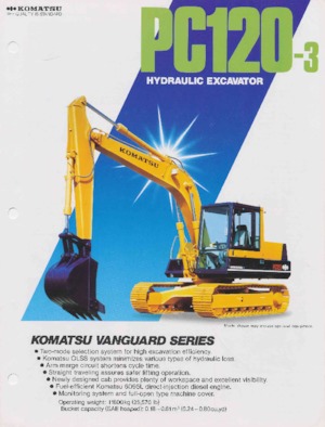 Pásová rypadla Komatsu PC120-3