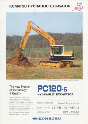 Pásová rypadla Komatsu PC120-5