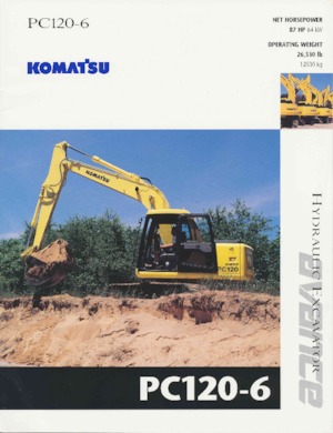 Pásová rypadla Komatsu PC120-6