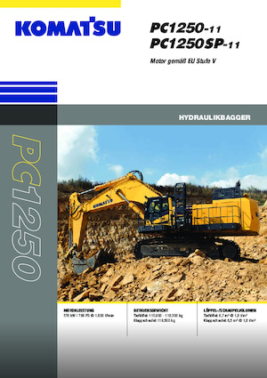 Pásová rypadla Komatsu PC1250-11E0