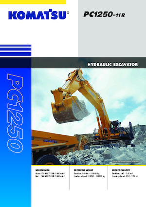 Pásová rypadla Komatsu PC1250-11R