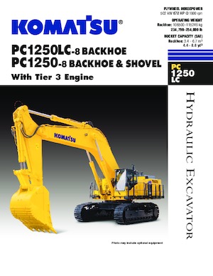 Pásová rypadla Komatsu PC1250-8