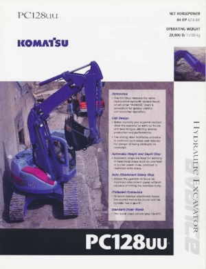 Pásová rypadla Komatsu PC128UU