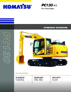 Pásová rypadla Komatsu PC130-11