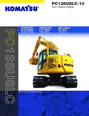 Pásová rypadla Komatsu PC138USLC-10