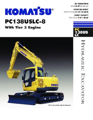 Pásová rypadla Komatsu PC138USLC-8
