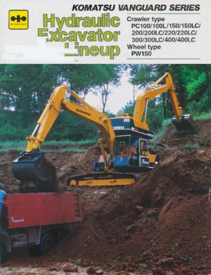 Pásová rypadla Komatsu PC100