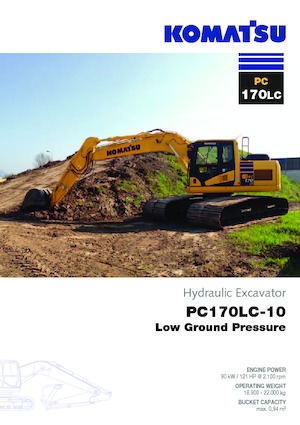 Pásová rypadla Komatsu PC170LC-10 LGP