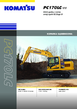 Pásová rypadla Komatsu PC170LC-11