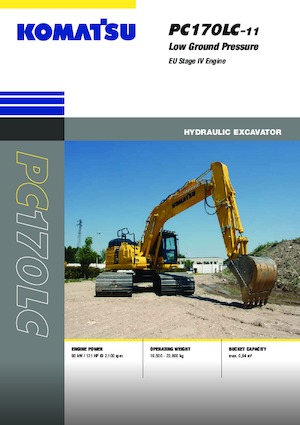 Pásová rypadla Komatsu PC170LC-11 LGP