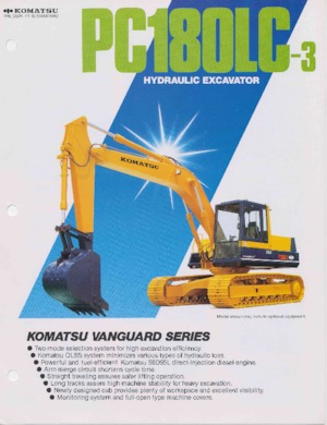 Pásová rypadla Komatsu PC180LC-3