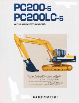 Pásová rypadla Komatsu PC200-5