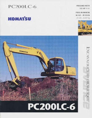 Pásová rypadla Komatsu PC200-6