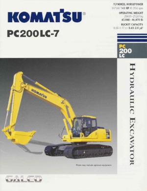 Pásová rypadla Komatsu PC200LC-7