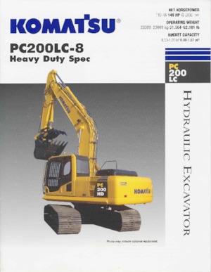 Pásová rypadla Komatsu PC200-8