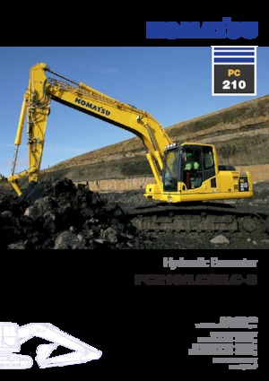 Pásová rypadla Komatsu PC210-8