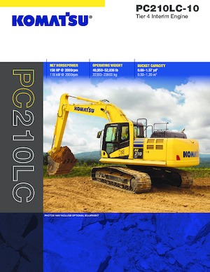 Pásová rypadla Komatsu PC210LC-10
