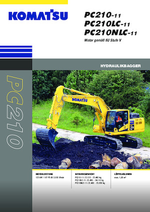 Pásová rypadla Komatsu PC210NLC-11E0