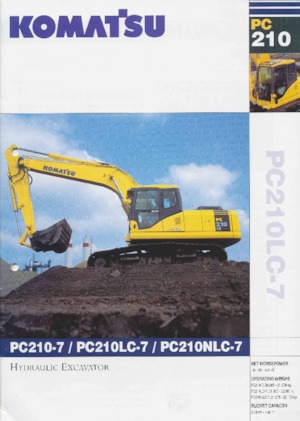 Pásová rypadla Komatsu PC210NLC-7