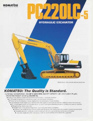 Pásová rypadla Komatsu PC220-5