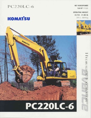 Pásová rypadla Komatsu PC220LC-6
