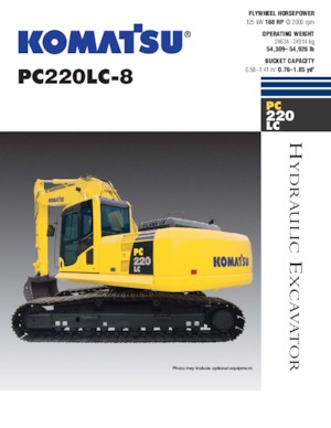 Pásová rypadla Komatsu PC220-8