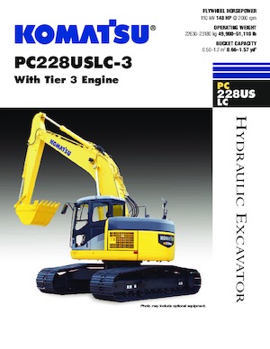 Pásová rypadla Komatsu PC228US-LC-3
