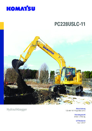 Pásová rypadla Komatsu PC228USLC-11E0