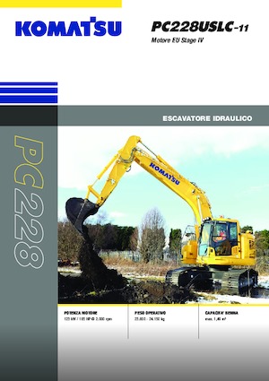 Pásová rypadla Komatsu PC228USLC-11E0