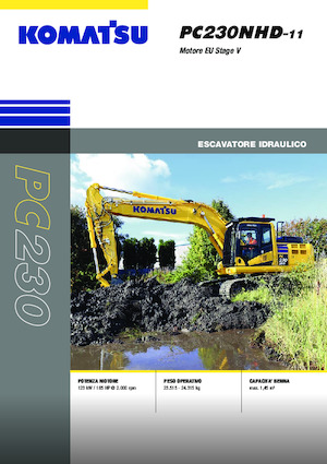 Pásová rypadla Komatsu PC230NHD-11E0