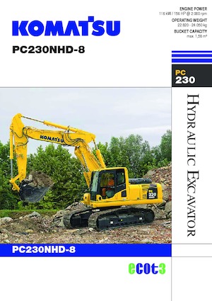 Pásová rypadla Komatsu PC230NHD-8