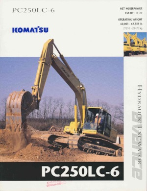 Pásová rypadla Komatsu PC250LC-6