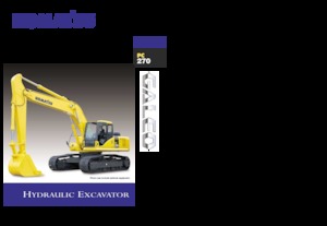 Pásová rypadla Komatsu PC270-7