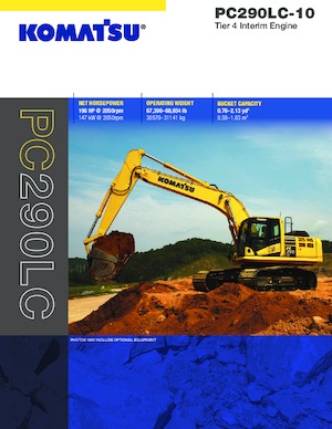 Pásová rypadla Komatsu PC290LC-10