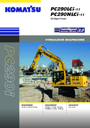 Pásová rypadla Komatsu PC290LCi-11E0