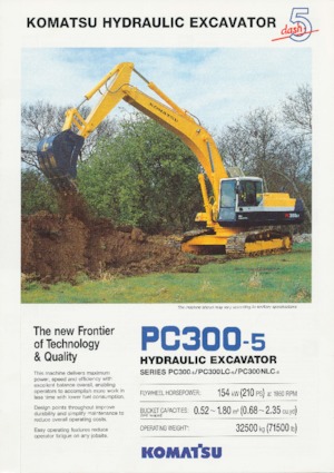 Pásová rypadla Komatsu PC300-5