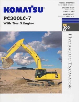 Pásová rypadla Komatsu PC300LC-7