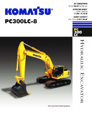 Pásová rypadla Komatsu PC300LC-8