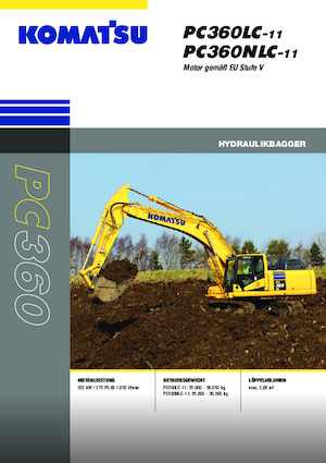 Pásová rypadla Komatsu PC360LC-11E0